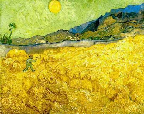 Yellow field by Vincent Van Gogh | Vincent van gogh paintings, Van gogh ...