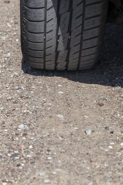 Rubber tire of a car stock photo. Image of technology - 121822380