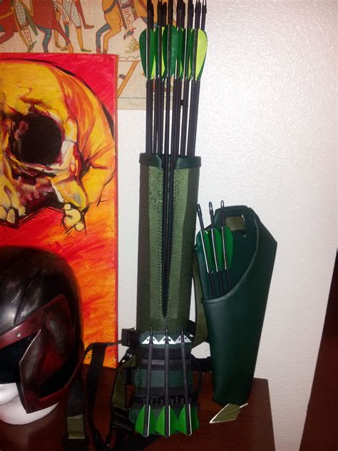 green Arrow props | Green arrow, Green arrow costume, Arrow cosplay