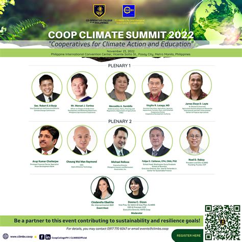 COOP CLIMATE SUMMIT 2022 "Cooperatives for Climate Action and Education"