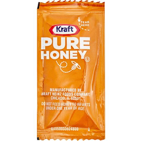 Kraft Pure Honey Packet 9 Gram - 200/Case