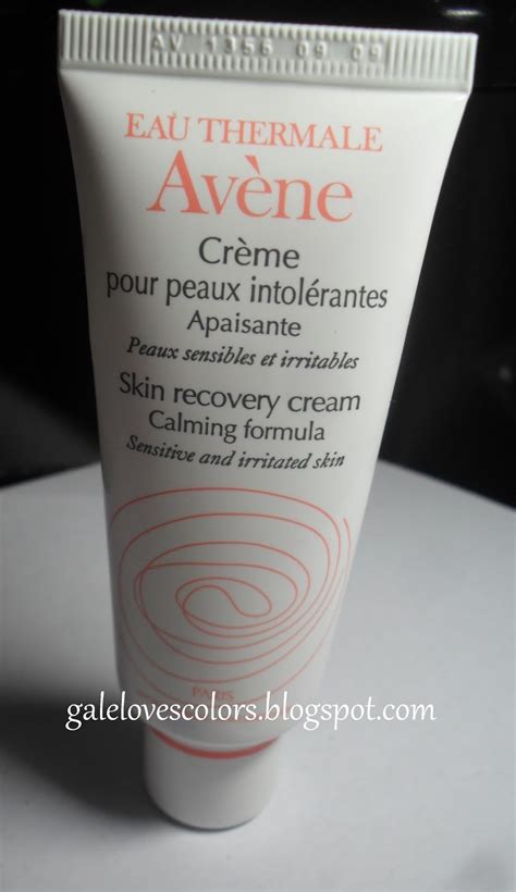 Gale Loves Colors: Review: Avene Skin Recovery Cream