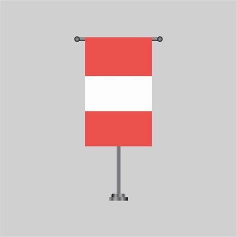 Premium Vector | Illustration of austria flag template