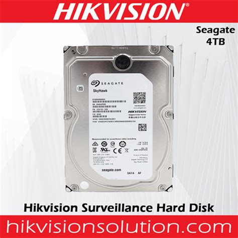 Seagate 4TB Surveillance Hard Disk Drive Hikvision DVR & NVR in Sri Lanka