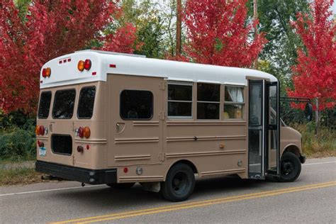 Skoolie for Sale - "Bespoke" 2002 Chevy Bluebird Short Bus (Finished) | Short bus, Skoolie for ...