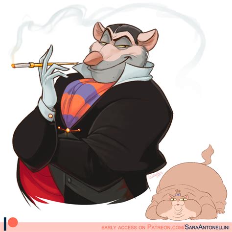 Ratigan by SaraAntonellini on DeviantArt | Disney fan art, Disney ...