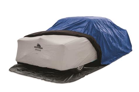 Anti-Rust Car Cover Storage Bag | Zip Up Vehicle Cover for Outdoor Storage | Enclosed Automotive ...