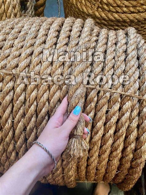 ABACA ROPE/Manila Abaca Rope, Commercial & Industrial, Construction ...