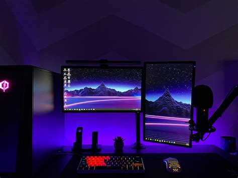 New changes. Coding/gaming/productivity setup | Computer setup, Laptop gaming setup, Gaming room ...