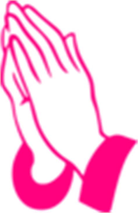 Pink Praying Hands Clip Art at Clker.com - vector clip art online, royalty free & public domain