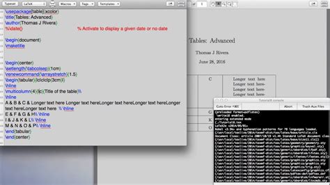 Latex table position – Telegraph