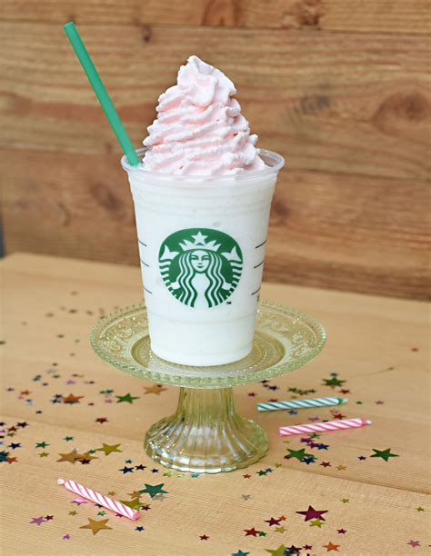 Birthday Cake Frappuccino - Starbucks Frappuccinos