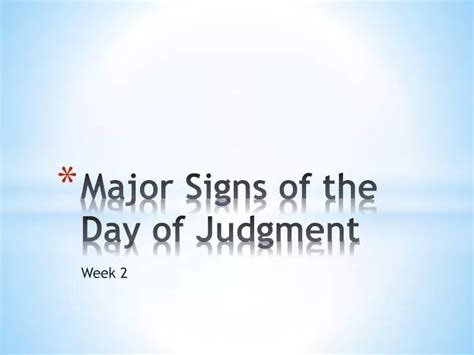 PPT - Major Signs of the Day of Judgment PowerPoint Presentation, free ...