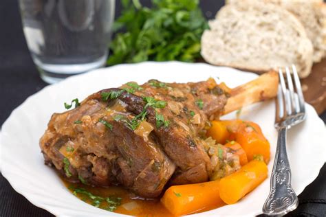 Slow Cooked Lamb Shanks -This recipe is comfort food at it's finest!