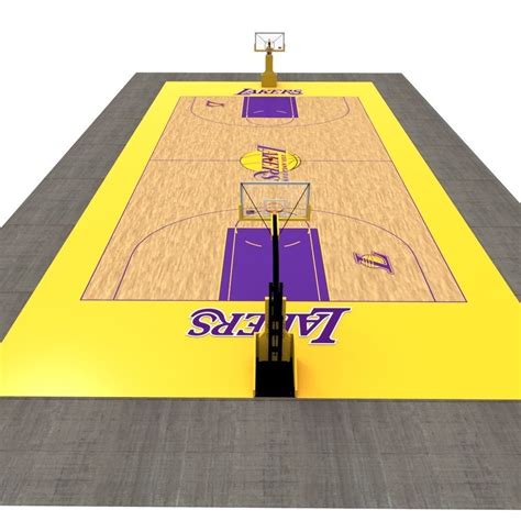 Basketball Court 3D Model Game ready .fbx - CGTrader.com