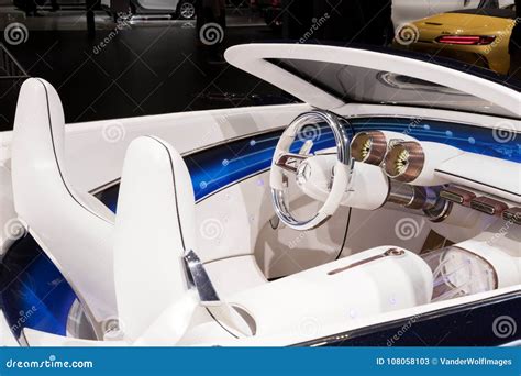 Vision Mercedes Maybach 6 Cabriolet Car Interior Editorial Stock Photo - Image of coupe ...