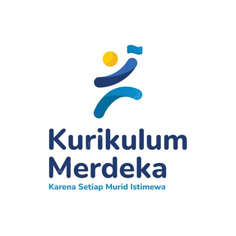 Logo Resmi Kurikulum Merdeka Belajar Mengajar Desain Horizontal Karena ...