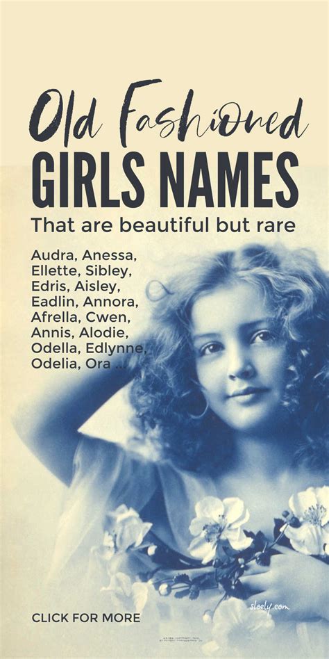 Old Fashioned English Baby Names For Girls