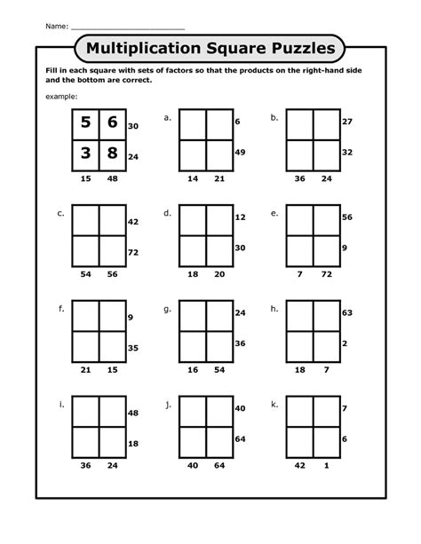 Printable Puzzles For Kids | K5 Worksheets | Maths puzzles, Math for ...