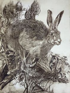 Drypoint etching Artist CaraAyers Woodcut, Hare Illustration, Hare Pictures, Art Major, White ...