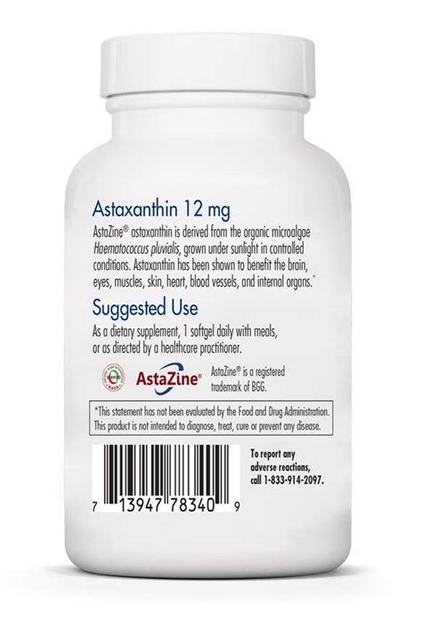 Astaxanthin 12 mg - Allergy Research Group®