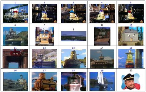 Theodore Tugboat characters (pics) Quiz - By caramba