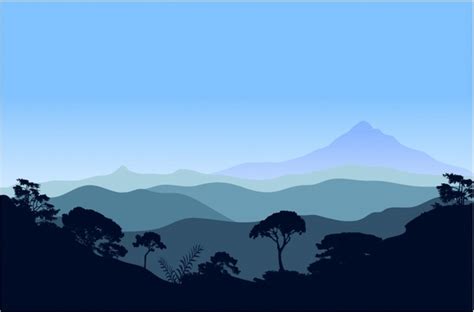 Mountain Plateau Free Vector Eps Cdr Ai Svg Vector Illustration | My ...