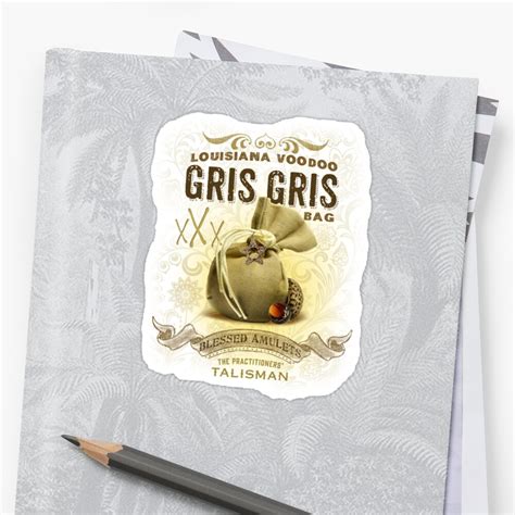 "Gris Gris Voodoo Bag" Sticker by midnightboheme | Redbubble