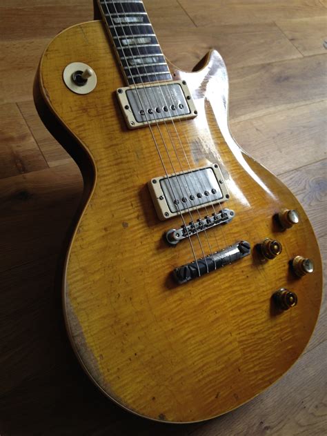 Gibson LES PAUL STANDARD GARY MOORE/PETER GREEN 1959 SUNBURST Guitar For Sale Richard Henry ...