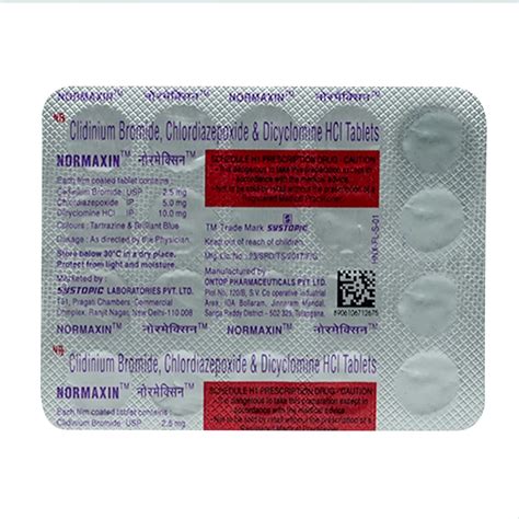 Normaxin 2.5/5/10 Tablet 20's : Amazon.in: Health & Personal Care