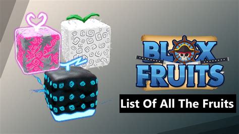 All Fruits in Roblox Blox Fruits – The Ultimate Guide