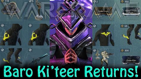 Warframe - Baro Ki'Teer Returns! 7th April 2023 - YouTube