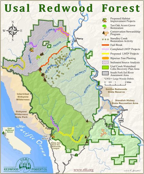 Map Of Northern California Redwood Forest – Map Of Usa District - Redwood Forest California Map ...