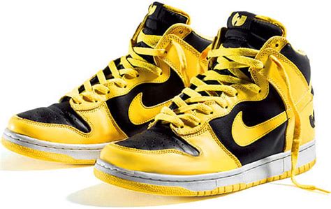 Nike Dunk High Wu Tang Clan Black / Bright Goldenrod / Black | SneakerFiles