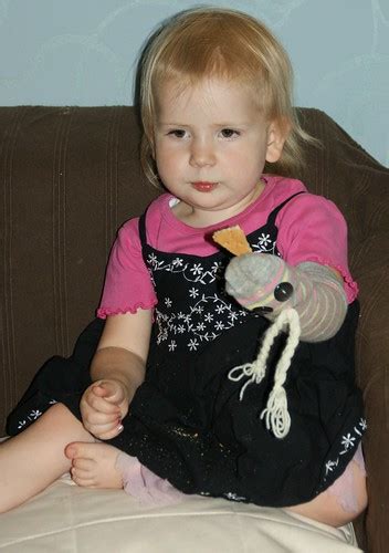 Feeding the sock puppet biscuits | Phyllis Buchanan | Flickr