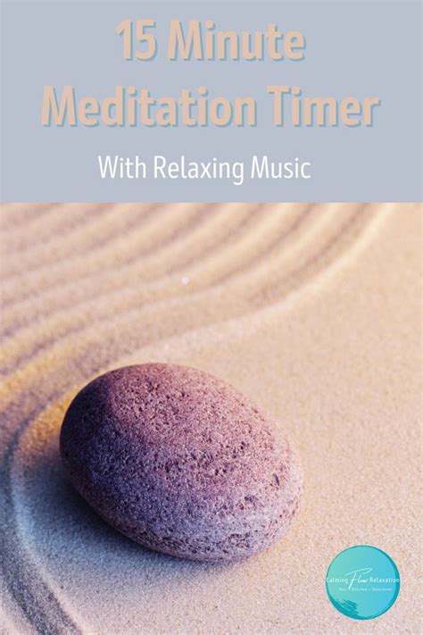 15 Minute Meditation Timer with Relaxing Music | Meditation timer, Relaxing music, Meditation