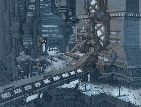 Toph Gorham | Ecumenopolis. | Sci fi background, Futuristic city ...