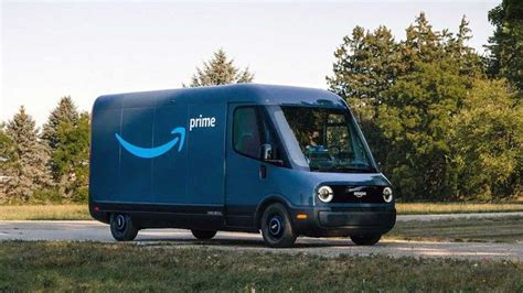 See Rivian's First Amazon Electric Delivery Van Out Driving: People React