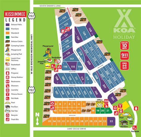 Map Of Koa Campgrounds In Florida - Printable Maps