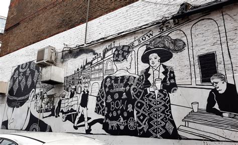 *London Street Art-Pt3 - The "Bow Bells Pub-Mural"-Bow Rd-London E3 ...