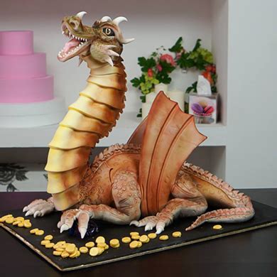 Dragon Cake Tutorial with Fire Effect! - Learn Cake Decorating Online