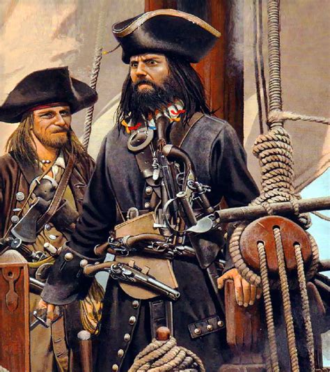 Blackbeard the Pirate | Pirate art, Pirate adventure, Pirates