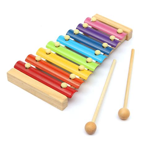 Kids Toys 8 Notes Musical Xylophone Piano Wooden Instrument For Children - Price - 7.19 Euro ...