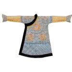 An imperial apricot-ground 'dragon' robe, Late Qing dynasty | 清末 ...