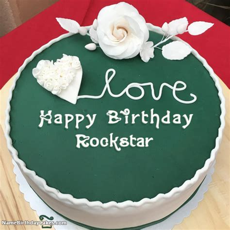 Happy Birthday Rockstar Cakes, Cards, Wishes