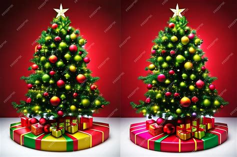 Premium AI Image | beautiful magic christmas tree