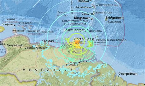 Venezuela earthquake map: Where is Venezuela - is it on the Ring of ...