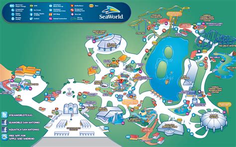 Seaworld San Antonio Map