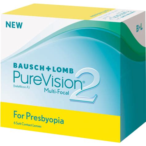 Purevision 2 multifocal contact lenses for presbyopia