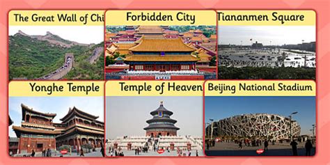 Beijing Tourist Attractions Role Play Posters (Teacher-Made)